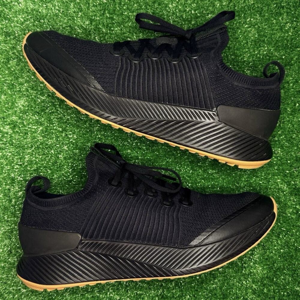 Allbirds Tree Glider Mens 9.5 Black Running Sneakers Lightweight Comfort